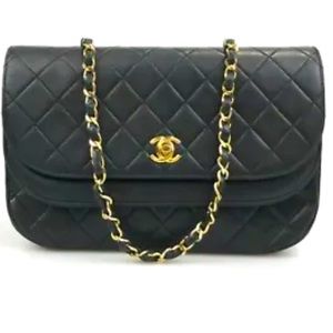 CHANEL Bag Shoulderbag matelasse lambskin CCLogo 0523533 Authentic